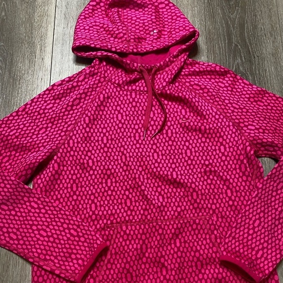 Nike Therma-Fit Women’s Polka Dot Hooded Sweater Size Medium - Picture 5 of 16